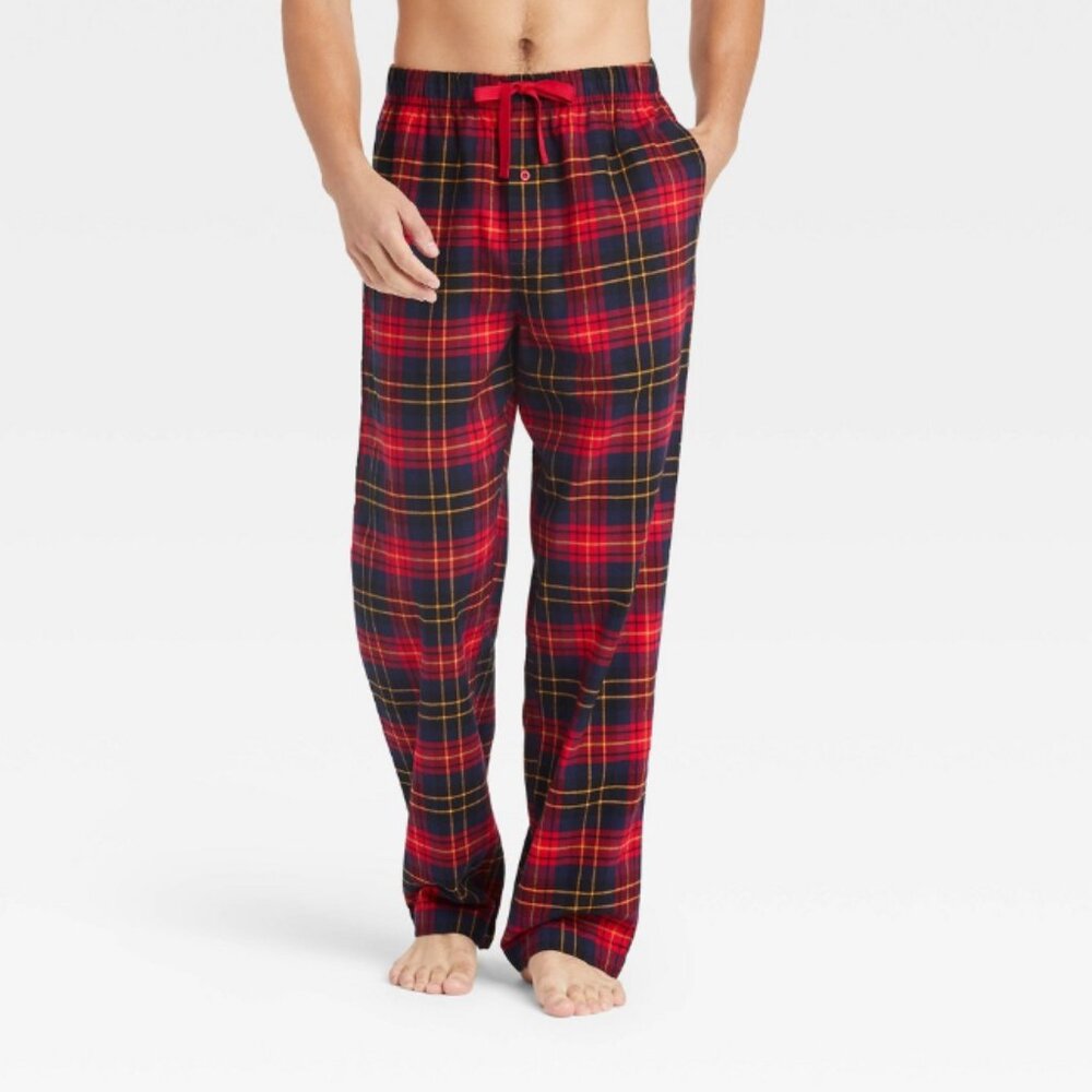 Men’s Goodfellow Plaid Flannel Pajama Pants SMALL NWT